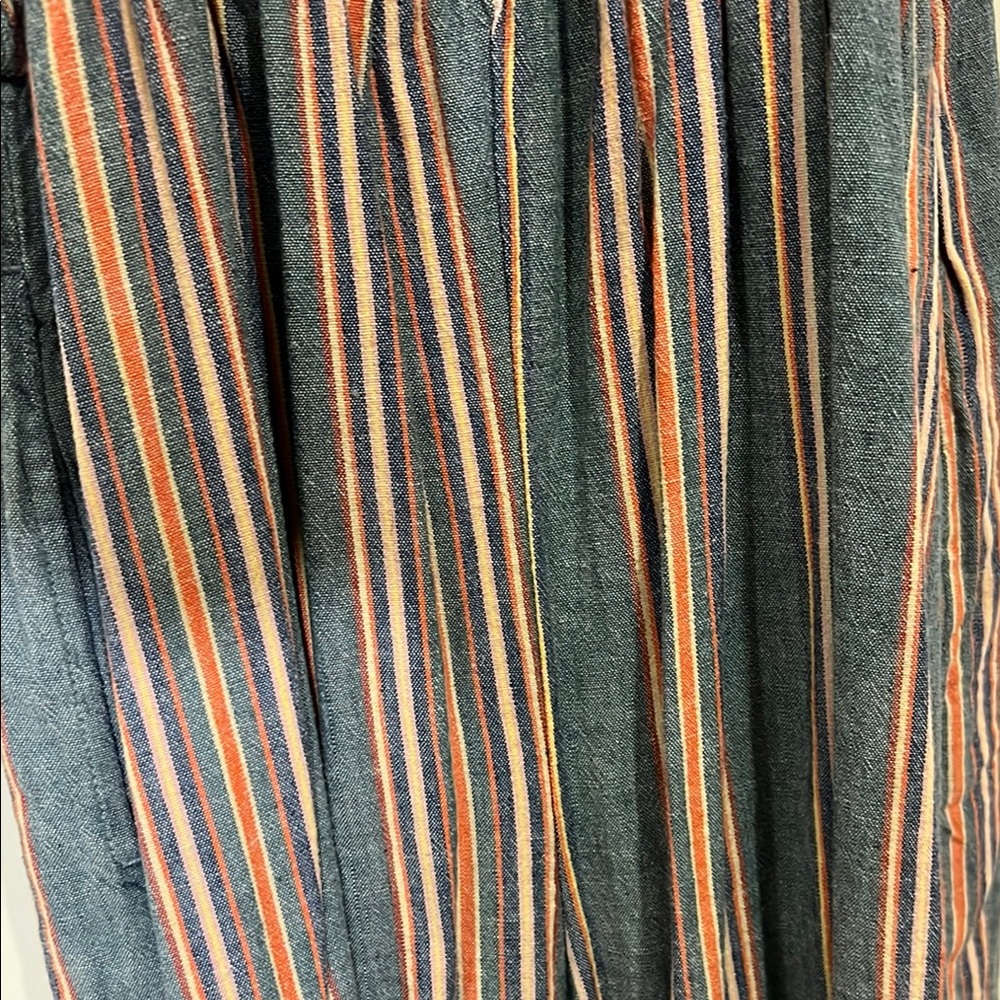 American Eagle Outfitters Blue and Pink Striped Jumpsuit - Picture 3 of 3